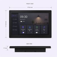 7 Zoll Android 15 Wandmontiertes Tablet RK3566 PoE Touchscreen WLAN RS485 für Smart Home BMS HVAC Raumbuchung NFC Zugangskontrolle