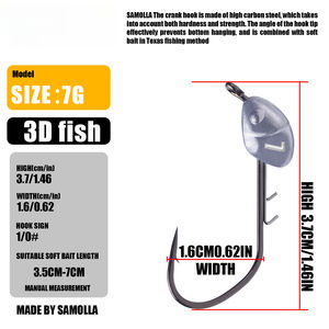 เบ็ดตกปลาที่ขายดี: ดีไซน์กว้างกันลื่นสำหรับหลุมดำ - Product Image 1