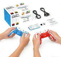 Konsol Game Retro 128GB X10 Pro Sistem Emu4.3 Output 4K Dual Gamepad Nirkabel 2.4G Multi-Warna Kotak Game Hiburan Rumah