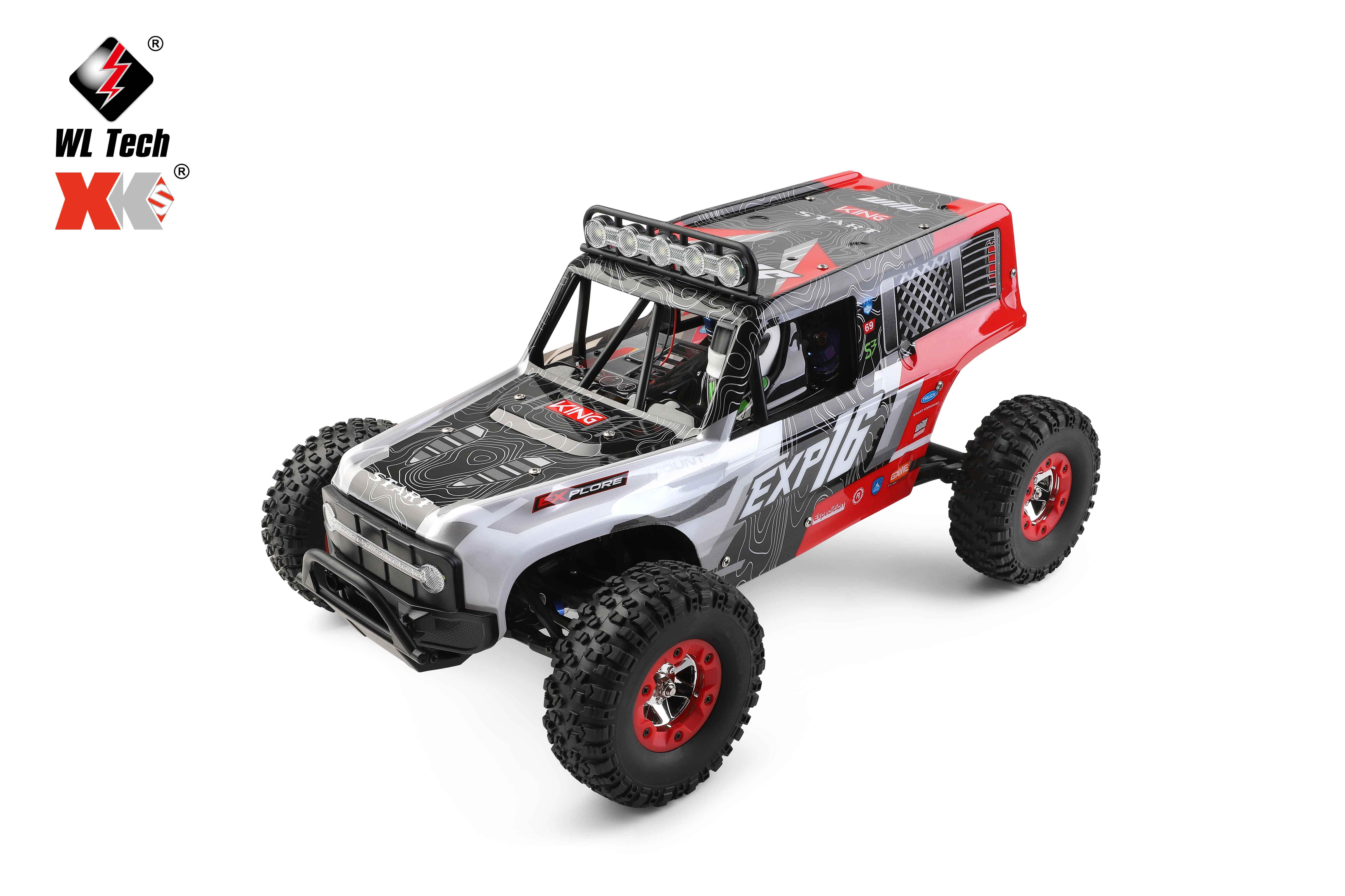 Wltoys 124006 1/12 Rock Crawler RC Car - 40km/h off-Road Fun