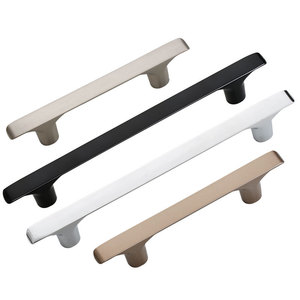 Lcedis Zinc Alloy Cabinet Handles Bar Shape Chinese Style Durable Furniture Hardware Single Hole - Product Image 5