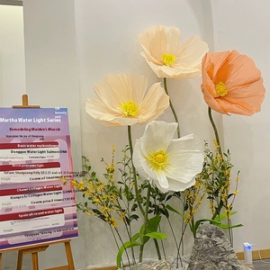 <span class=keywords><strong>Yu</strong></span> Meiren Faux fleur en papier de simulation géante pour fenêtre décorative et mise en page d'activité Mei <span class=keywords><strong>Chen</strong></span> centre commercial fleur décorative - Product Image 3