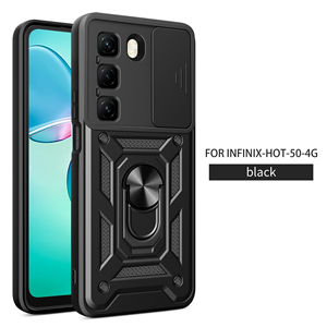 Slide Lens <strong>Case</strong> for <strong>Infinix</strong> Hot 50 Pro 4G 40i <strong>Note</strong> 40 Zero <strong>30i</strong> for ITel S23 S24 Armor <strong>Case</strong> Magnetic Ring Stand Cover Shockproof