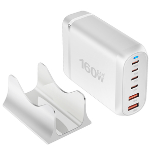 160W phổ Travel gan sạc 6 trong 1 <span class=keywords><strong>USB</strong></span> C Port PD QC3.0 sạc nhanh cho Macbook Loại C <span class=keywords><strong>USB</strong></span> <span class=keywords><strong>Power</strong></span> <span class=keywords><strong>Adapter</strong></span> - Product Image 5