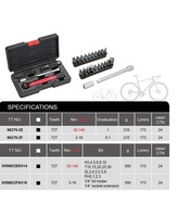 Set Kunci Torsi Manual Aluminium Kelas Industri, Mudah Dioperasikan, Dapat Diatur, Gagang Lurus, OEM, Peralatan Perbaikan Sepeda, Garansi 1 Tahun