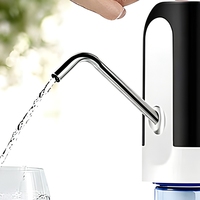 Pompe Distributrice d'Eau Chaude et Froide Portable Mini USB Rechargeable en Plastique Pliable Électrique/USB/Batterie pour Extérieur, Voiture, Maison, Hôtel