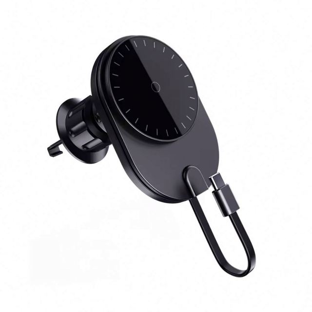 JEDI 2 in 1 Strong Magnetic Car Wireless Charger 15W Fast Charging Mount with PD 30W Cable Charge