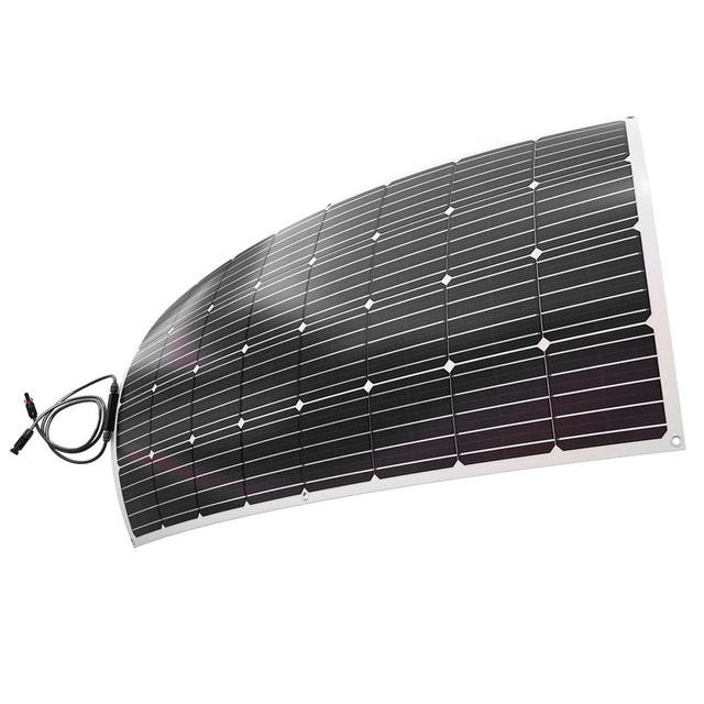 ETFE Surface 180W 20V Mono PERC Light Weight Flexible Solar Panel with 21% Efficiency for RV Camping Boat & Portable Use
