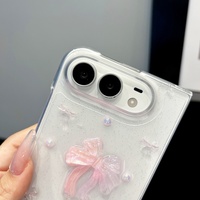 Casing HP Baru Model Daisy-full Screen Bow untuk iPhone Duo 18 Fold Samsung Galaxy Z Flip8 7 6 5 4 3 Z Fold 8 Ultra Cover
