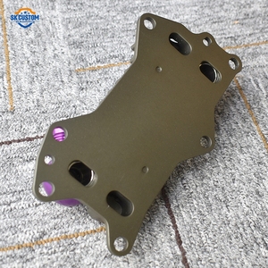Plaques <span class=keywords><strong>d</strong></span>'adaptation de <span class=keywords><strong>refroidisseur</strong></span> <span class=keywords><strong>d</strong></span>'<span class=keywords><strong>huile</strong></span> moteur en aluminium CNC SK CUSTOM pour <span class=keywords><strong>Jeep</strong></span> <span class=keywords><strong>Grand</strong></span> <span class=keywords><strong>Cherokee</strong></span> 3.0L 3.6L Dodge Ram Chrysler 200 300 - Product Image 4
