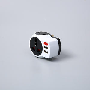 <b>Universal</b> Travel <b>Adapter</b> With Dual Usb Charging 18W Output For <b>Power</b> Plug Conversion And Fast Charging On The Go - Product Image 1