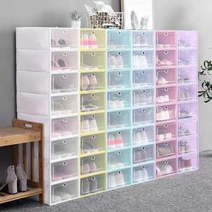 Nueva <span class=keywords><strong>Caja</strong></span> <span class=keywords><strong>Organizadora</strong></span> de <span class=keywords><strong>Zapatos</strong></span> Transparente de Plástico con Abertura Frontal, <span class=keywords><strong>Caja</strong></span> Apilable para Almacenamiento de <span class=keywords><strong>Zapatos</strong></span>, Gran Venta 2025 - Product Image 4