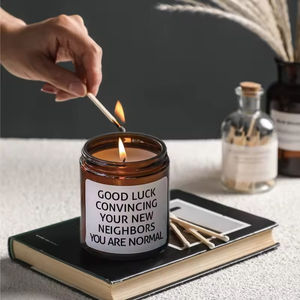 Bougies parfumées en cire de soja en gros, forme rose, pour décoration de maison, aromathérapie, pot en verre, coffret cadeau inclus pour la Fête des Pères - Product Image 4