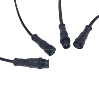 M8 M16 M15 prise électrique étanche 2 3 4 5 6 pin M12 câble connecteur pour éclairage LED extérieur