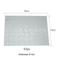 Puzzle en papier A5 imprimable par sublimation avec options multi-pièces pour enfants et adultes - Jouet personnalisé fait main