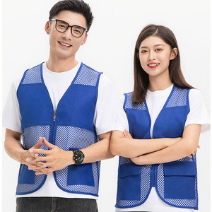 Customized Volunteer Vest <b>Fishnet</b> Multi Pocket Polyester Fiber Daily Use Men Outdoor Sports - Product Image 2