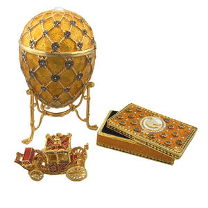 1:1 gingillo dell'uovo allo smalto dell'incoronazione imperiale: Design intricato, ricco di Heritage reali. Un collezione senza tempo di eleganza - Product Image 1