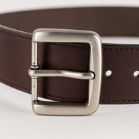 Boucles de ceinture pour hommes d'affaires, logo gravé sur mesure, alliage de zinc, métal résistant à la rouille, anti-rayures, pour ceinture en cuir