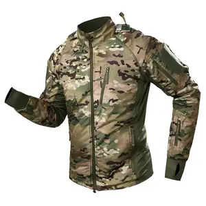 UAF 방수 및 양털 위장 전술 면 재킷