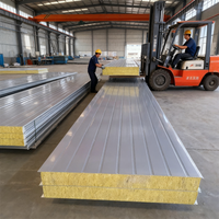 Panel Sandwich EPS/Wol Kaca/Wol Batu/PIR/Poliuretan untuk Panel Dinding Cold Storage