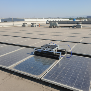 Multifit completamente-automatico leggero Anti-caduta a secco/acqua modalità di <span class=keywords><strong>pulizia</strong></span> del percorso di monitoraggio del pannello solare <span class=keywords><strong>pulizia</strong></span> Robot - Product Image 3