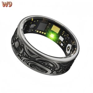 Anillo Inteligente W9 con Monitor de Frecuencia Cardíaca, Oxígeno en Sangre, Seguimiento del Sueño, Resistente al Agua, Pantalla LED, Unisex, Dispositivo Deportivo - Product Image 3