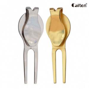 ชุดอุปกรณ์กอล์ฟแบบแบทช์โดยตรง  ตะเกียบของขวัญโลหะผสมสังกะสีสีเขียว พร้อมโลโก้สั่งทำ - Product Image 5