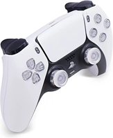 Kit de personnalisation LED lumineuse multicolore 6 couleurs pour contrôleur PS5 avec stick et boutons transparents
