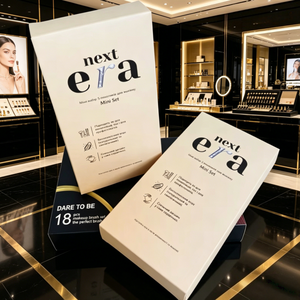 Customized Eco-Friendly Recyclable Makeup Brush <b>Box</b> Packaging with <b>Magnetic</b> Closure and Four-Color Printing for Makeup Set - Product Image 1