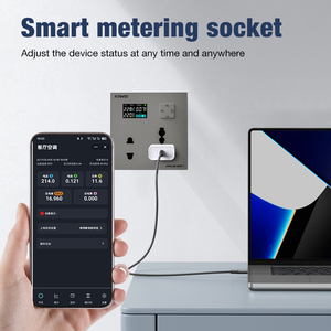 <span class=keywords><strong>Prise</strong></span> de mesure de consommation électrique numérique premium, stable et économe en énergie, idéale pour la gestion et le suivi quotidien de la consommation d'électricité - Product Image 1