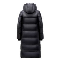 Veste d'hiver longue à capuche matelassée pour homme et femme, style utilitaire, chaude, personnalisable, vente en gros OEM