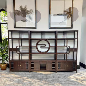 Meuble de salon en bois massif Duobao Pavilion, style chinois moderne, ensemble complet de <span class=keywords><strong>meubles</strong></span> de maison, étagère antique - Product Image 3