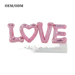 कस्टम हस्तनिर्मित पर्यावरण के अनुकूल गैर-विषाक्त क्रिसमस अनुक्रमण दर्पण पत्र फांसी की सजावट चमक प्रभाव डाय नोएल लेटर फैक्टरी - Product Image 5