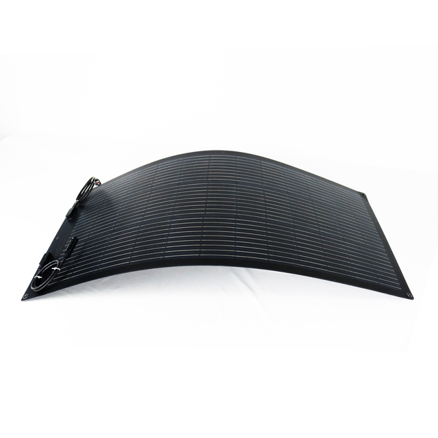 OEM Customize High Quality 100 Watt Flexible Solar Panel Black for RV Camping
