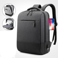 Sac à dos d'ordinateur portable Oxford moderne et polyvalent pour le bureau, l'école, les voyages et les loisirs – Grande capacité, personnalisable