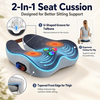Coussin chauffant électrique personnalisé, portable, avec protection contre la surchauffe et contrôle de la température, pour chaise de bureau ou d'extérieur