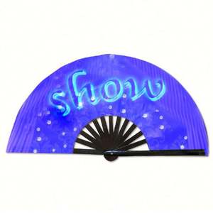 Nouveauté : Éventail en plastique polyester imprimé UV Guansen pour le Nouvel An chinois, Noël, Diwali, les fêtes et les cadeaux - Product Image 4