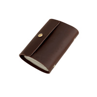 Dompet Kulit Sapi Asli Crazy Horse Full Grain Multi Slot untuk Paspor, Kartu, dan Dokumen, Cocok untuk Perjalanan dan Dropshipping