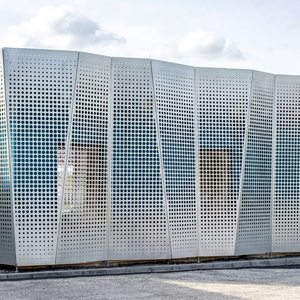 Revestimiento de Fachada Metálico Perforado Moderno, Panel de Pared Exterior para Edificios, para Arquitectura Comercial - Product Image 4