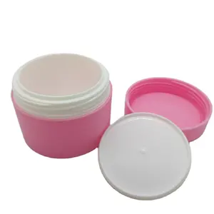 RUIPACK double layer PP plastic cream jar matte color in mold PP plastic container factory