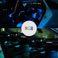 Carolyn Drag 18 Source de lumière lumière ambiante cachée Streamer LED bandes néon App contrôle RGB pièces intérieures de voiture