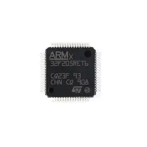 Novo microcontrolador STM32F205RET6 32F205RET6 STM32F205 32F205 STM32F LQFP64 IC 32F205RET6