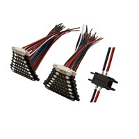 Connecteur Pogo Pin magnétique en nylon à sertissage rapide pour fil soudé, borne rapide 2-8P, haute intensité, étanche, pour recharge