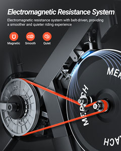 MERACH <span class=keywords><strong>Bicicleta</strong></span> de Ejercicio, <span class=keywords><strong>Bicicleta</strong></span> de Ciclismo Interiores PARA EL Hogar con Resistencia Magnética/Automática, <span class=keywords><strong>Bluetooth</strong></span> Estacionaria, 2 Unidades - Product Image 6