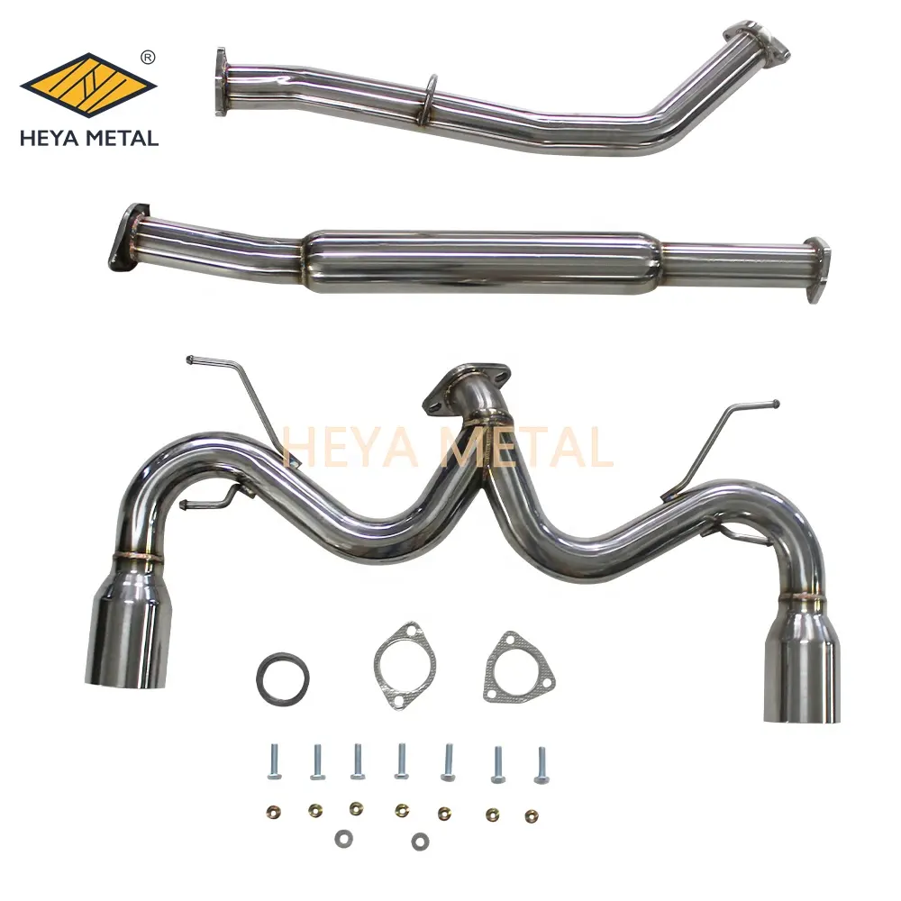 304 Ss Exhaust down pipe for car Exhaust system Fan System For Sti 5dr Wagon down pipe header catback