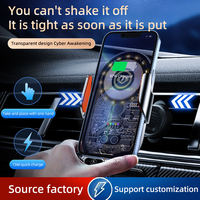 Cargador de coche inalámbrico Soporte de teléfono Todos los teléfonos Soportes de teléfono de coche para Iphone Magnético