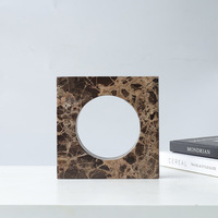 Ornement en marbre de style européen moderne, créatif, en forme d'arche, objets décoratifs doux pour la maison, pour le salon