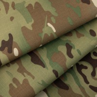 Tissu tissé camouflage imprimé NYCO Ripstop 50% nylon 50% coton, anti-déchirure, imperméable, pour vêtements, costumes, uniformes