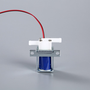 Mini-vanne solénoïde en plastique 2 voies pour eau et air, compatible avec les distributeurs d'eau électriques, type rapide, forte compatibilité - Product Image 2