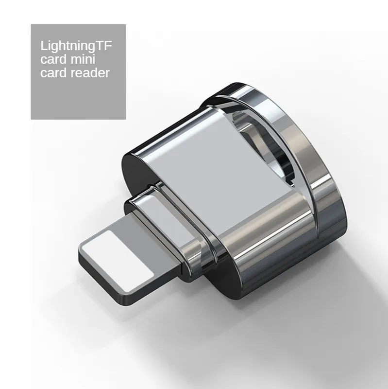 Оптовая продажа для iPhone TF кардридер USB3.0 Plug & Play Lightning адаптер не нужен драйвер для Iphone 11 12 TF кардридер